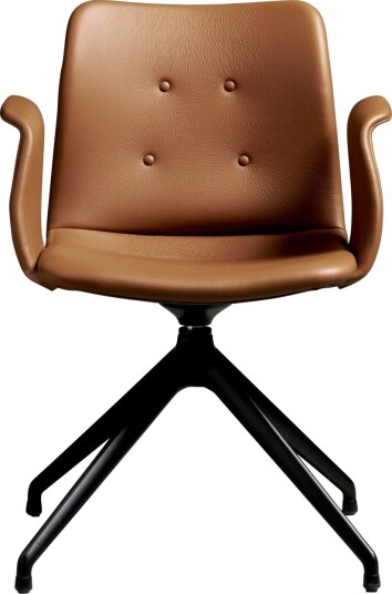 Sibast Furniture Bent Hansen Primum 4 stjerners Spisestol med Svingbar Sort/ Zenso 3 223
