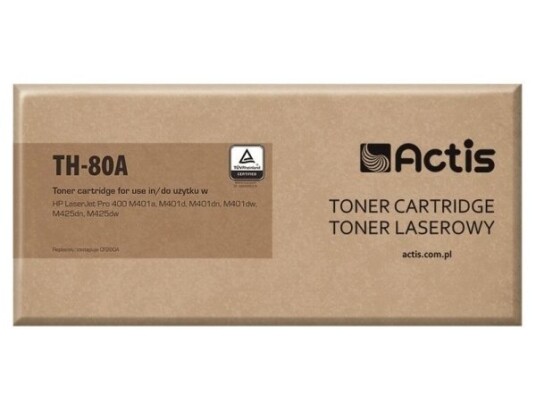 Actis Th-80A 2700 Sider Sort 1 Stykker