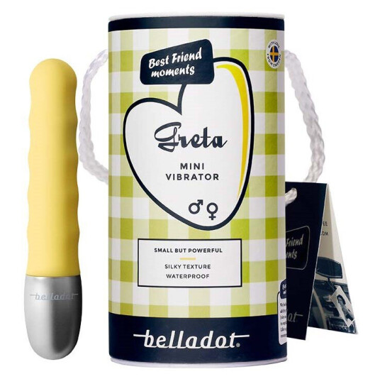 Belladot Greta Mini Vibrator Yellow Belladot Greta Mini Vibrator Yellow