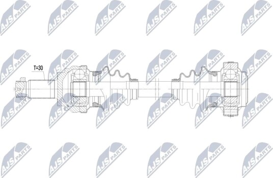 Nty Drivaksel NTY NPW BM 233