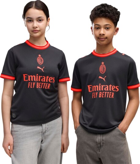 PUMA Ac Milan Tredjedrakt Replica Jr 176 Flat Mørk Grå
