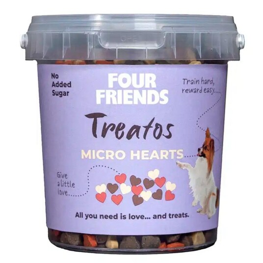 Four Friends Treatos Micro Hearts Godbiter 500 g Four Friends Treatos Micro Hearts Godbiter 500 g