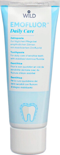Tannkrem mot Isninger DR. WILD Emofluor Daily Care 75ml Tannkrem mot Isninger DR. WILD Emofluor Daily Care 75ml