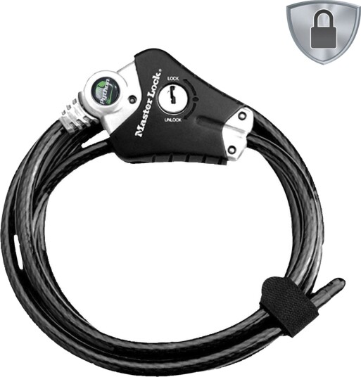 Kjettinglås Master Lock 8428EURDPRO justerbar 1,8 m/10 mm Nøkkel