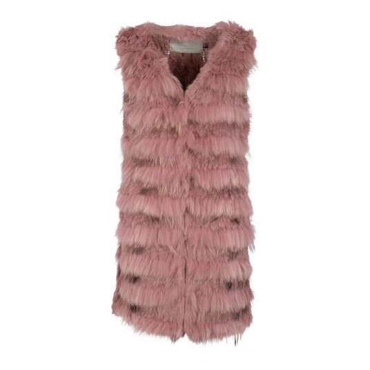 Natures Collection Vigga vest Kirsebærrød M/L