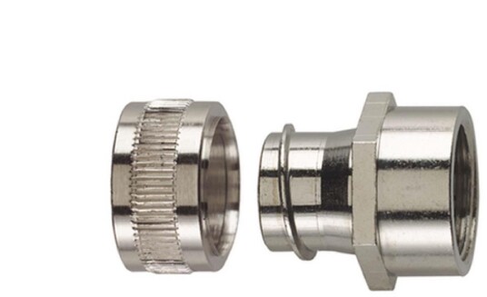Hellermann Tyton 166 31301 Metallkobling innvendige gjenger PCS FF Nominell Ø 20 mm M20 Installasjonsmaterial