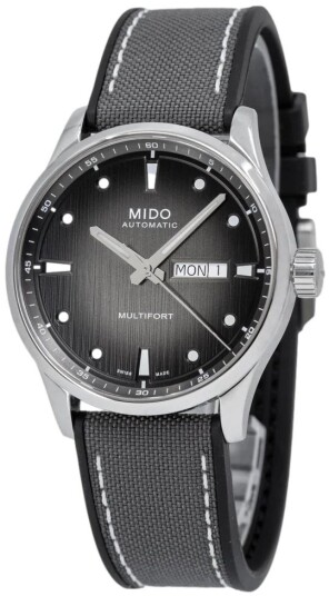 Mido Herreklokke M038.430.17.081.00 Multifort Grå/Gummi Ø42 mm