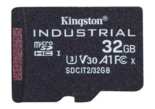 Kingston Industrial - flash memory card - 32 GB - microSDHC UHS-I Kingston Industrial - flash memory card - 32 GB - microSDHC UHS-I