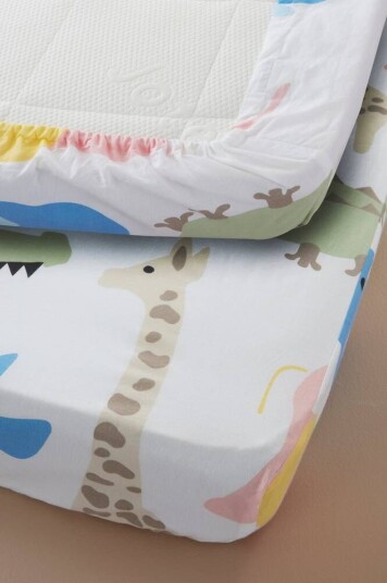 Jillie dra-på-laken økologisk Patchwork-mønster