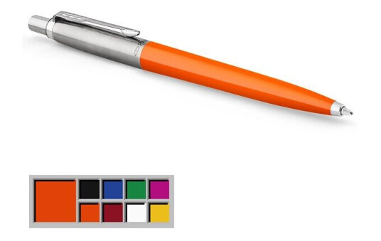 Parker Jotter Originals Ballpoint Pen  Classic Oransje Finish  Medium Point  Blå Ink