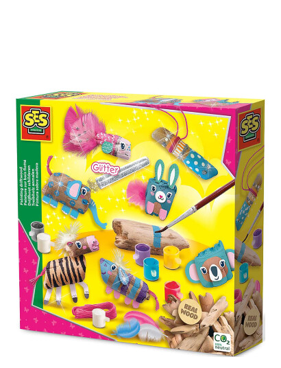 SES Creative Painting Driftwood - Multi/patterned - ONE SIZE SES Creative Painting Driftwood - Multi/patterned - ONE SIZE