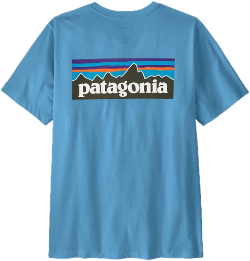 Patagonia M"s P-6 Logo T-shirt Shore Blue L