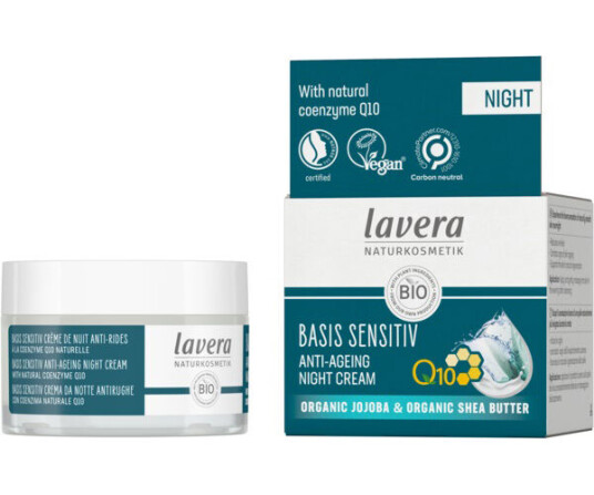 Lavera Natcreme Q10 AntiAge Basis sensitiv 50 ml Lavera Natcreme Q10 AntiAge Basis sensitiv 50 ml