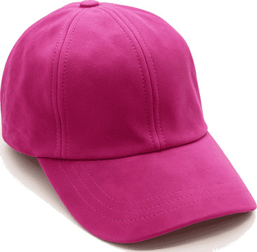 Lulu´s Skinn caps cerisse ekte semsket skinn