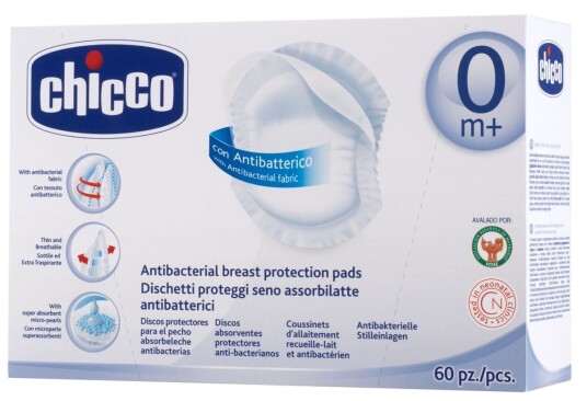 Chicco Ammeinnlegg, 60stk