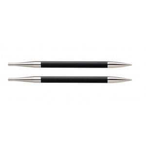 KnitPro Katbonz Korte Udskiftelige Rundpinde Kulfiber 9cm 3,75mm US5