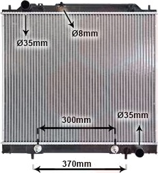 VAN WEZEL 32002159 Radiator motorkjøling VAN WEZEL 32002159 Radiator motorkjøling