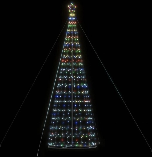  LED juletre 1534 LEDs Fargerike 503 cm