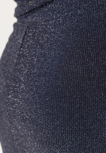 Pieces Pclina Hw Ankle Skirt Maritime Blue XS