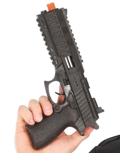 Pistol Svart Kostymevåpen 28 cm Pistol Svart Kostymevåpen 28 cm