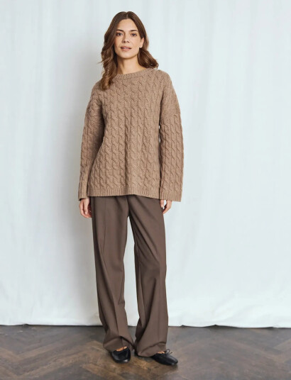 Bruun & Stengade Bs Miranda Regular Fit Knitwear - Brown - S