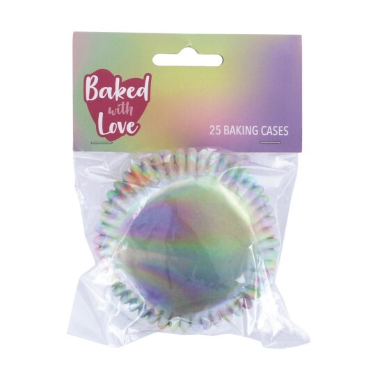 Baked With Love Muffinsformer Iriserende Pk/25 