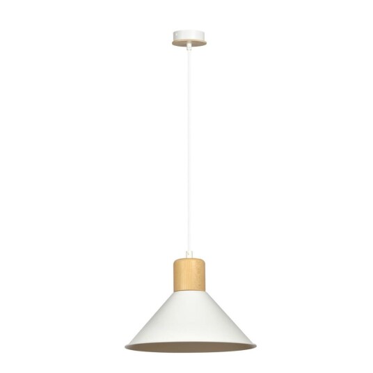 Emibig Rowen takpendel 25 cm - Hvit/Tre