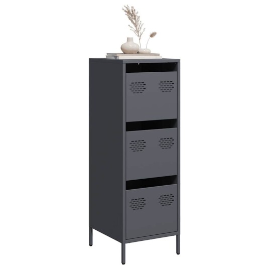 Highboard antrasitt 39x35x103,5 cm stål 8721102931598