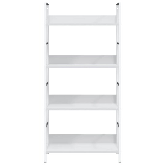 vidaXL Bokhylle 4 lag hvit 60x27,6x124,5 cm sponplate vidaXL Bokhylle 4 lag hvit 60x27,6x124,5 cm sponplate