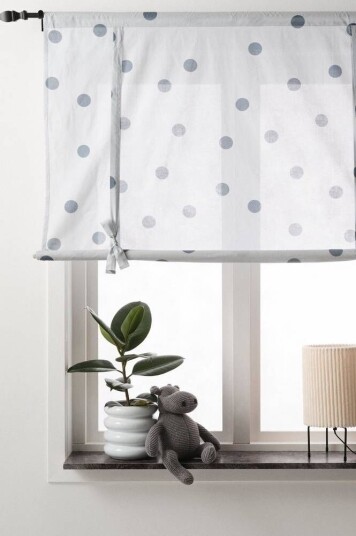 Jotex ALAIA roll up-gardin Blå 1667976-01-140 1667976-04-100