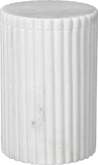 Broste Copenhagen  Platon oppbevkrukke 15x10 cm hvit