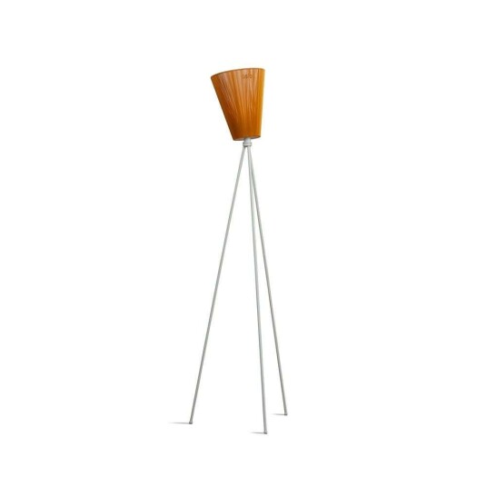 Northern - Oslo Wood Gulvlampe Light Grey/Caramel
