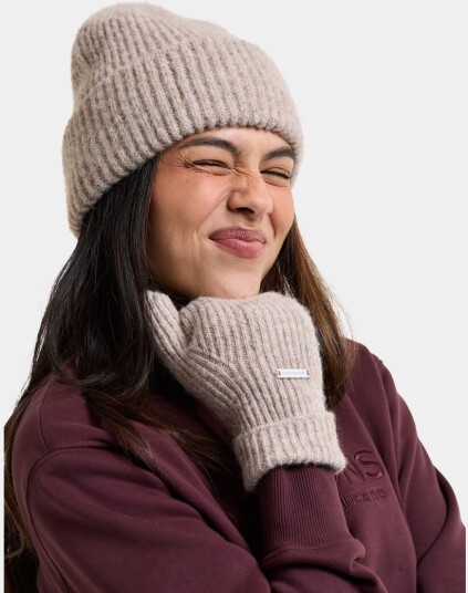 Didriksons Malin Beanie Beige melange Didriksons Malin Beanie Beige melange