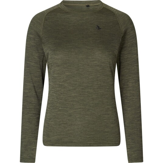 Seeland Active langermet T skjorte Women Pine green XL