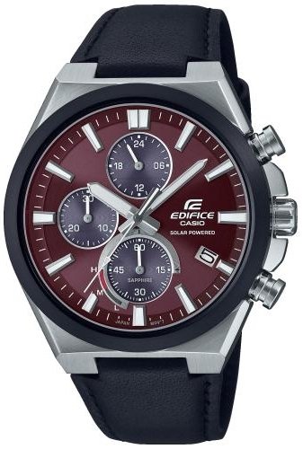 Casio Herreklokke EFS S630BL 5AVUEF Edifice Rød/Lær Ø44 mm Casio Herreklokke EFS S630BL 5AVUEF Edifice Rød/Lær Ø44 mm