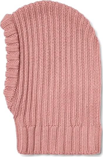 Wheat Knitted Balaclava Woolao - BERRY CREAM - 1-3Y