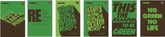 Ziemia Obiecana Hefte A5/60K Linjer Green* Typo Green 5 Stk Ziemia Obiecana Hefte A5/60K Linjer Green* Typo Green 5 Stk