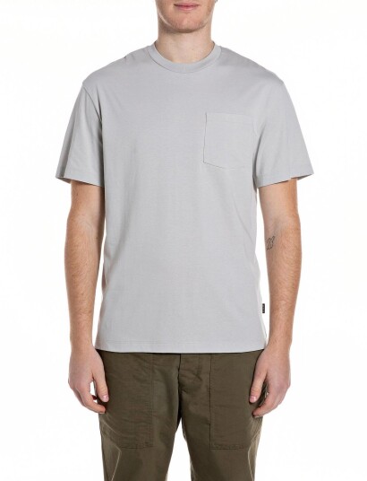Replay T Shirt Relaxed Cream L Replay T Shirt Relaxed Cream L