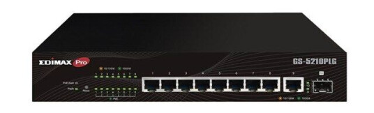 Edimax Pro GS-5210PLG - switch - 10 ports - smart - rack-mountable (4717964704771) Edimax Pro GS-5210PLG - switch - 10 ports - smart - rack-mountable (4717964704771)