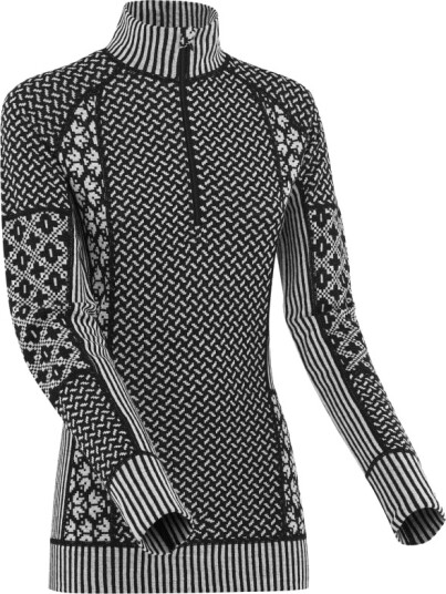 Kari Traa Women's Smekker Half Zip S, Black