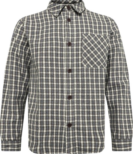 Clean Cut Copenhagen Julius Checked Overshirt - ECRU - S