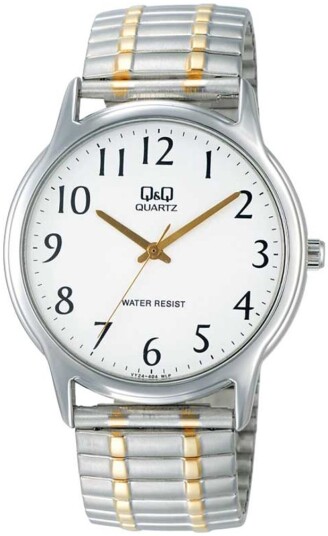 Q&Q Herreklokke VY24J404Y Classic Hvit/Stål Ø38 mm