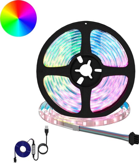 vidaXL LED Stripe 12 stk. Svart og gjennomsiktig Kobber og plast