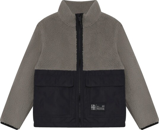 Color Kids Teddy Jacket Multi/patterned 116 Color Kids Teddy Jacket Multi/patterned 116