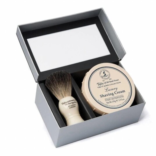 Taylor Of Old Bond Street Street St.James Giftbox Shaving Brush & Cream