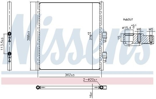 Kondensator NISSENS 941308