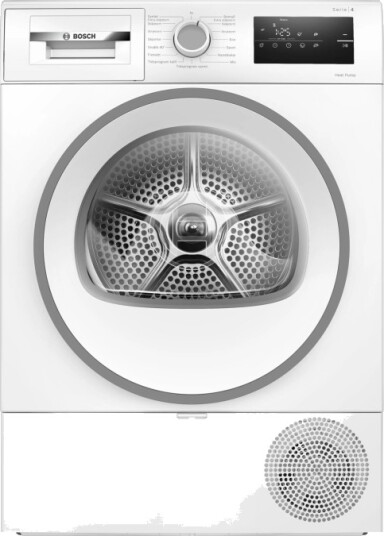 Bosch Serie 4 Kondenstørketrommel 8 kg Hvit A++ Bosch Serie 4 Kondenstørketrommel 8 kg Hvit A++