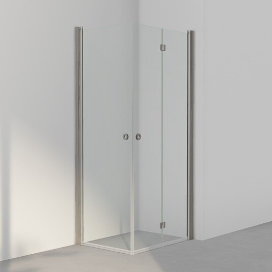 INR Iconic Nordic Rooms Dusjhjørne Linc 66 Flex Standardmål Stone / 70x90cm Høyre Hengslet