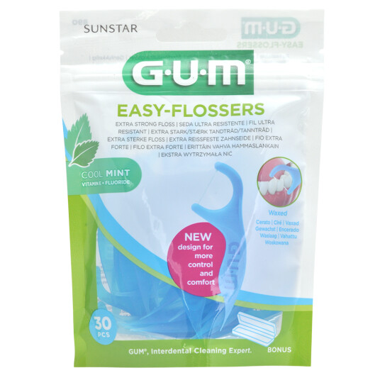 Sunstar GUM EasyFlossers Mint 30 Stk