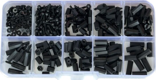 Radius Nylon M2 Screw and nuts kit